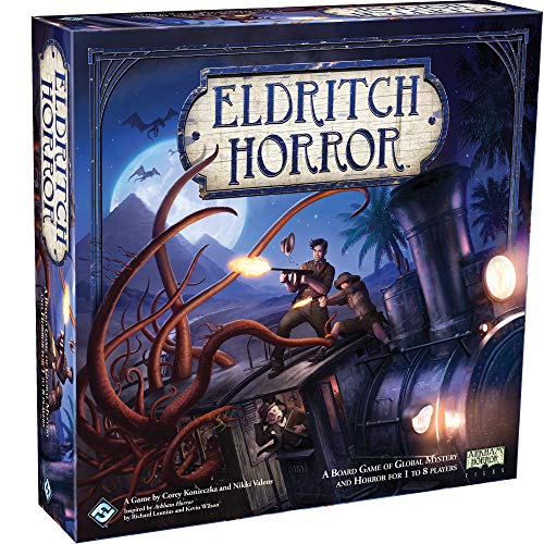 Eldritch Horror - Bordspel - Coöperatief spel dat zich afspeelt in een duistere wereld - Voor de hele Familie - Taal: Engels