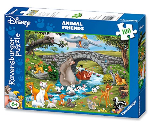 Ravensburger 109470 Puzzel Disney Familie Animal Friends - Legpuzzel - 100 Stukjes