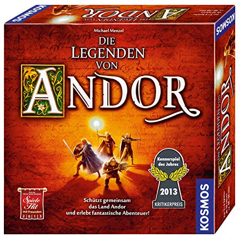 Kosmos 691745 - The legends of Andor, het basisspel, Kennerspiel des