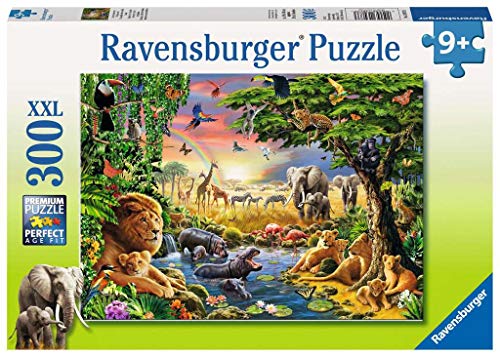 Ravensburger 130733 Puzzel Avondzon Bij De Drinkplaats - Legpuzzel - 300 Stukjes