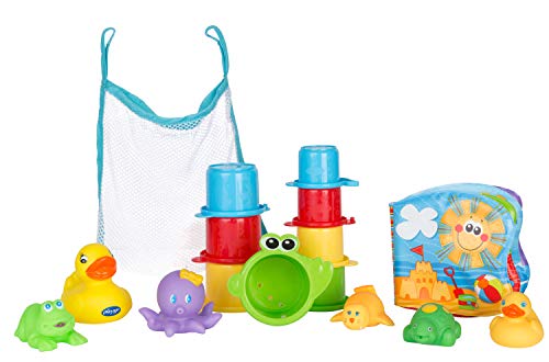 Playgro Badspeelgoedset, 16-delige set, Vanaf 6 Maanden, Meerkleurig