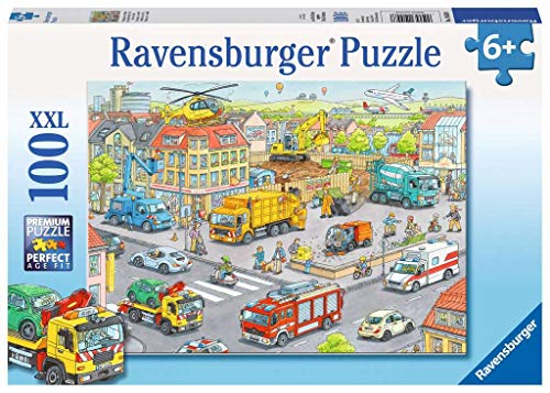 Ravensburger 105588 Puzzel Voertuigen In De Stad - Legpuzzel - 100 Stukjes