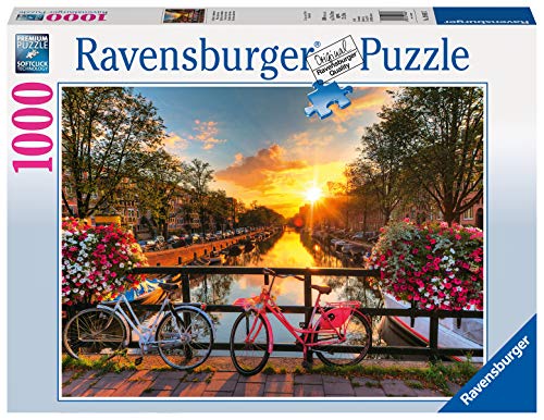 Ravensburger 196067 Puzzel Fietsen In Amsterdam, 1000 Stukjes, Meerkleurig, 70 x 50 cm