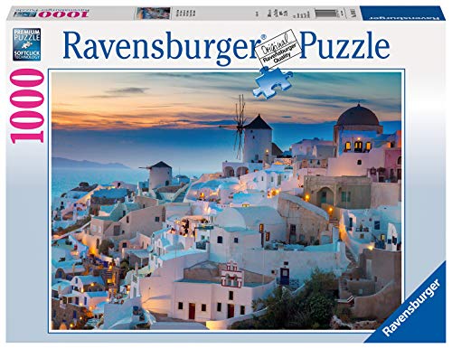 Ravensburger 196111 Puzzel Avond In Santorini - Legpuzzel - 1000 Stukjes