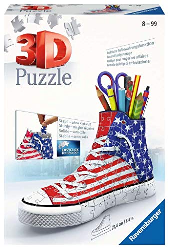 Ravensburger 125494 Puzzel Sneaker American Style 3D: 108 Stukjes, Meerkleurig