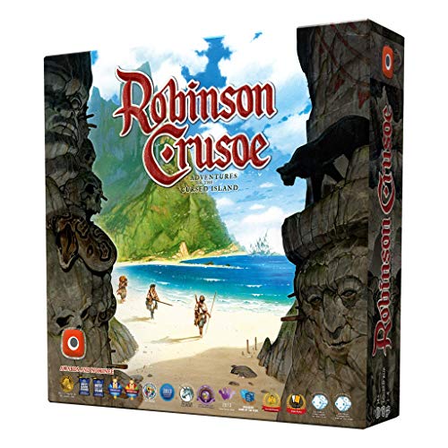 Robinson Crusoe Adventures on the Cursed Island - Bordspel - Overleef jij het als Robin Crusoe op het vervloekte eiland? - Voor de hele familie - Taal: Nederlands