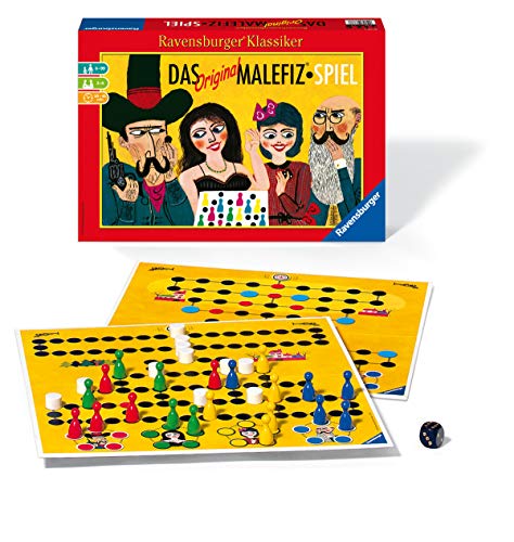 Ravensburger 26737 - Das Original Malefiz Spiel - Familienspiel f&uuml;r 2-4 Spieler, Ravensburger Klassiker ab 6 Jahren