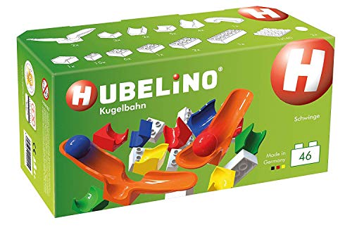 Hubelino 420411 Kogelbaan Swing Bouwstenen Uitbreiding, Meerkleurig Een Maat