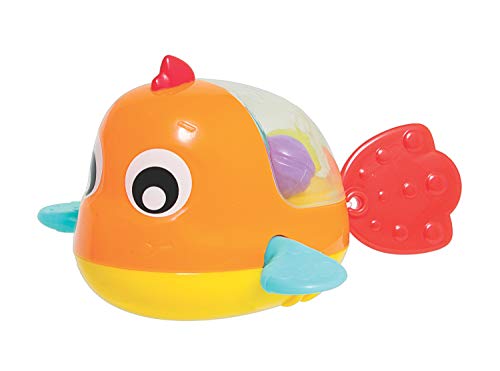 Playgro Badspeelgoed paddle vis, vanaf 12 maanden, op kleur gesorteerd, BPA-vrij, oranje/geel, 40181