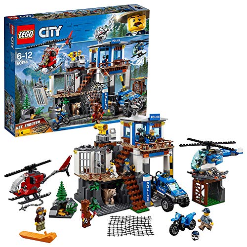 Lego 6212429 Lego City Politiekantoor Op De Berg - 60174, Multicolor