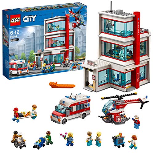 Lego 6212479 Lego City LEGO City Lego City Lego City Ziekenhuis - 60204, Multicolor