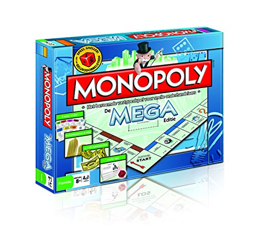 Monopoly Mega Editie NL - Bordspel - Mega snel, mega groot en word mega rijk in deze mega editie van Monopoly! - Voor de hele familie - Taal: Nederlands