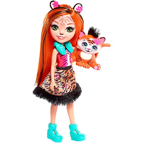 Enchantimals Frh39 Tanzie Tijger Pop &amp; Tuft Dierenfiguur