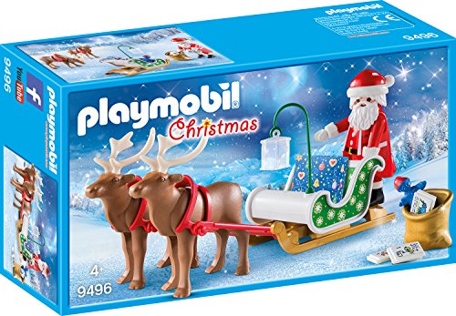 Playmobil Christmas 9496 Kerstman met Rendierslee voor Kinderen