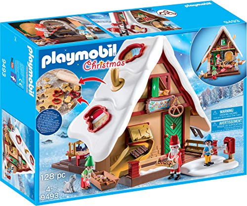 Playmobil Christmas 9493, Kerstbakkerij met Koekjesvormen, Vanaf 4 Jaar 26 x 38 x 26 cm