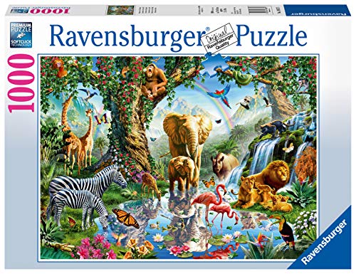 Ravensburger 198375 Puzzel Avonturen In De Jungle, Legpuzzel, 1000 Stukjes, Meerkleurig