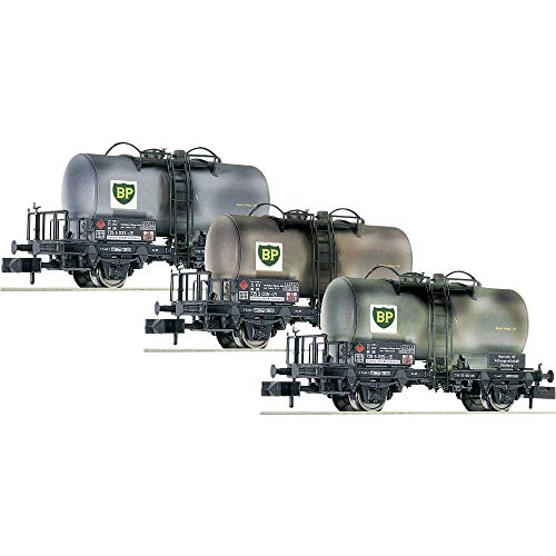 Fleischmann 841201 DB BP Tank Wagon Set Weathered (3) IV