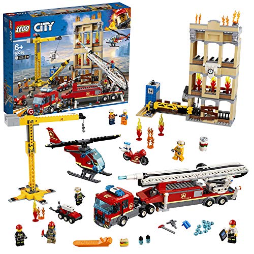 LEGO 60216 City Fire Brandweerkazerne in de stad speelgoed set