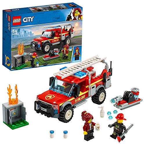 LEGO 60231 City Town Reddingswagen van brandweercommandant speelgoed set