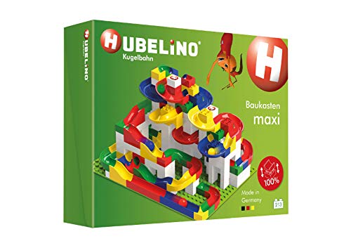 Hubelino GmbH 420572 bouwdoos maxi (213-delig) kogelbaan, compatibel