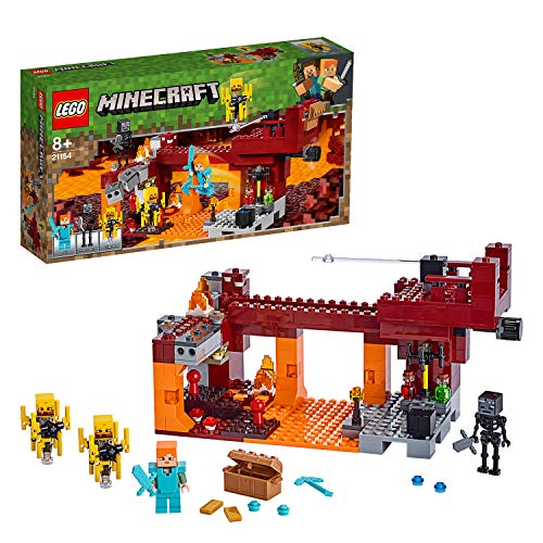 Lego 6251783 Lego Minecraft Lego Minecraft De Blaze Brug - 21154, Multicolor