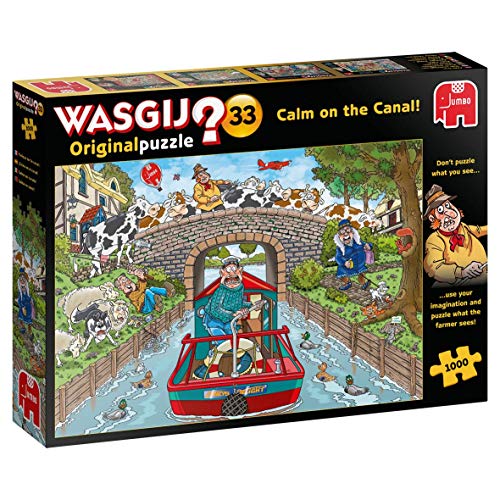 Jumbo 19173 Wasgij Original 33 - Calm on the Canal 1000 stukjes Legpuzzel