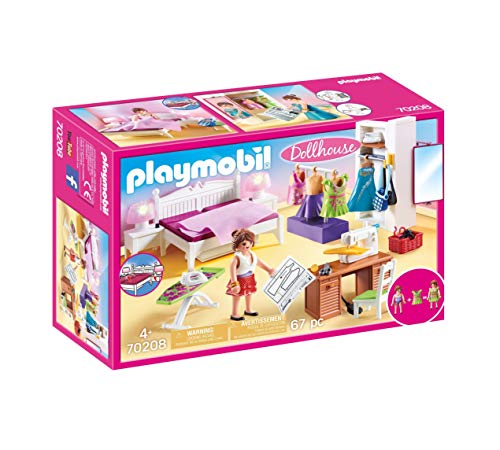 Playmobil Dollhouse 70208 Slaapkamer Met Mode Ontwerphoek