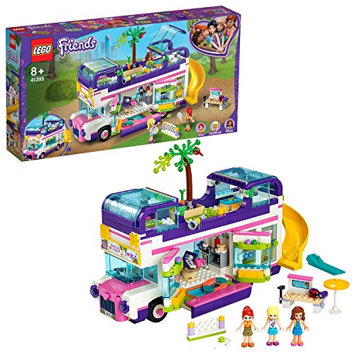 LEGO Friends Vriendschapsbus 41395 LEGO Heartlake City speelset, bouwset die urenlang creatief speelplezier biedt (778 onderdelen)