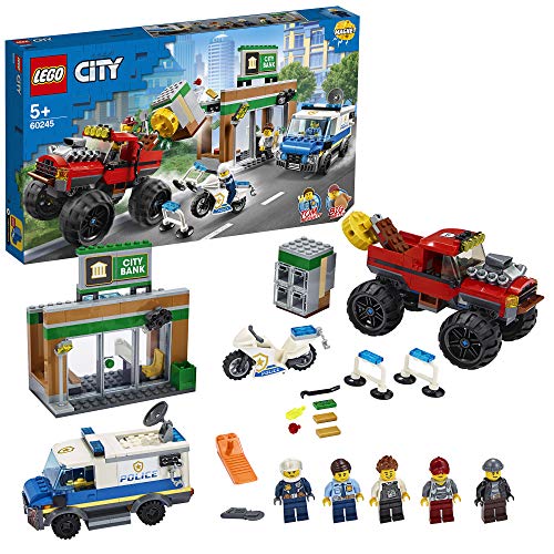 LEGO City Politiemonstertruck overval 60245 politiespeelgoed, coole bouwset voor kinderen (362 onderdelen)