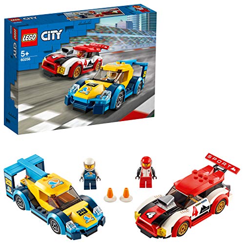 LEGO City Racewagens 60256, leuk speelgoed voor kinderen om zelf te bouwen (190 onderdelen)