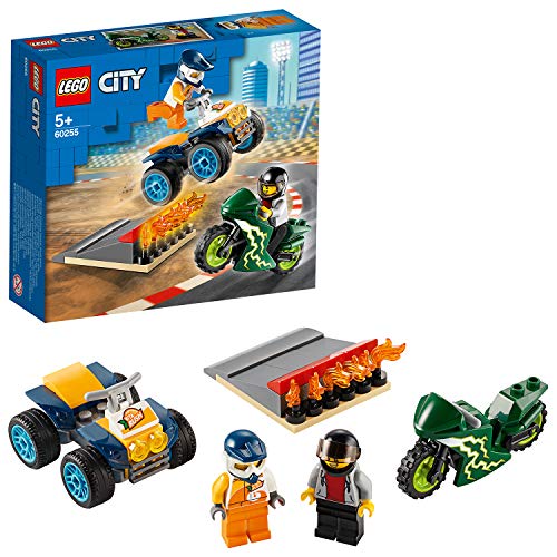 LEGO City Stuntteam 60255 motorspeelgoed, coole bouwset voor kinderen (62 onderdelen)