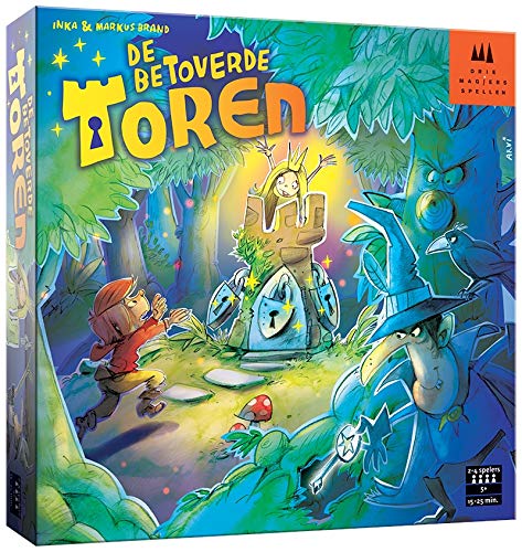 999 Games - De Betoverde Toren Bordspel - vanaf 5 jaar - Genomineerd voor speelgoed van het jaar 2014, - Inka &amp; Markus Brand - voor 2 tot 4 spelers - 999-DBT01