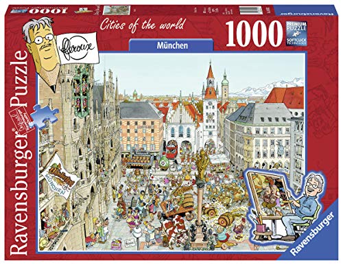 Ravensburger 149742 Munchen Fleroux Fleroux Legpuzzel, Multicolor