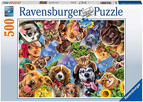 Ravensburger 150427 Puzzel Dieren Selfie - Legpuzzel - 500 Stukjes