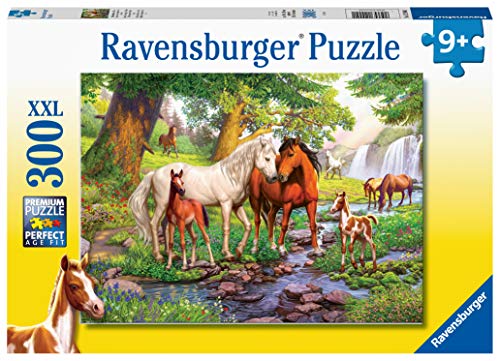 Ravensburger 129041 Puzzel Wilde Paarden Bij De Rivier - Legpuzzel - 300 Stukjes