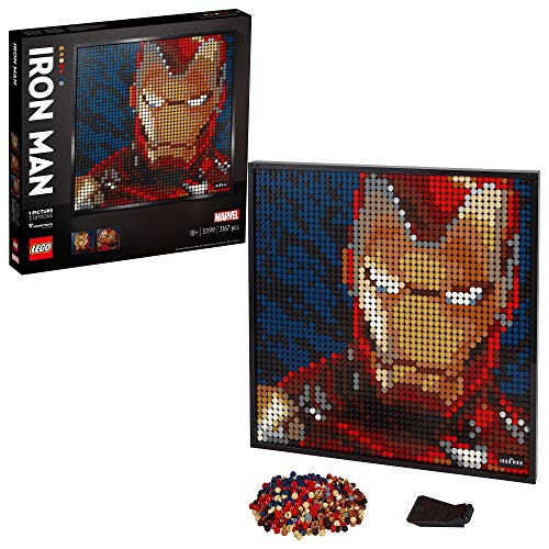 LEGO® Art Marvel Studios Iron Man 31199 bouwset van een kunstwerk voor volwassenen (3156 onderdelen)