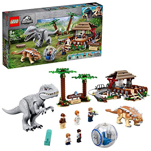 LEGO Jurassic World Indominus rex vs. Ankylosaurus 75941 geweldig dinosaurus bouwspeelgoed voor kinderen (537 onderdelen)