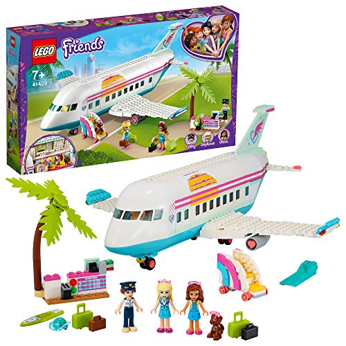 LEGO Friends Heartlake City vliegtuig 41429. Speelset biedt inspiratie voor een heleboel verschillende verhalen en avonturen (574 onderdelen)