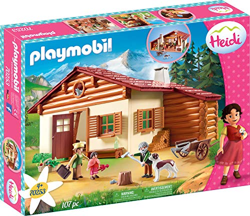 Playmobil Heidi 70253 Heidi Met Grootvader Bij De Alpenhut