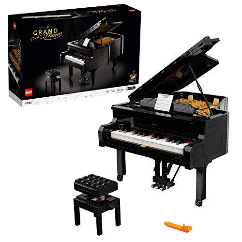 LEGO Ideas Vleugelpiano 21323 bouwset, creatief bouwproject voor volwassenen, bouw en bespeel je eigen piano (3662 onderdelen)