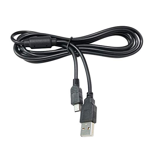 Yihaifu 1.8 Meter Black Charging Cable Micro USB USB-oplaadkabel Port Vervanging voor Playstation 3 Game Controller Joystick