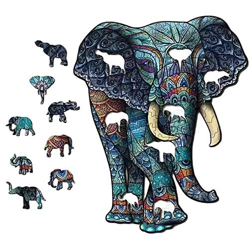 Houten Puzzel Volwassenen En Kinderen Cartoon Dier Vlinder Kat Olifant Dinosaurus Dierenpuzzel Unieke Vorm Woondecoratie Puzzel Legpuzzels